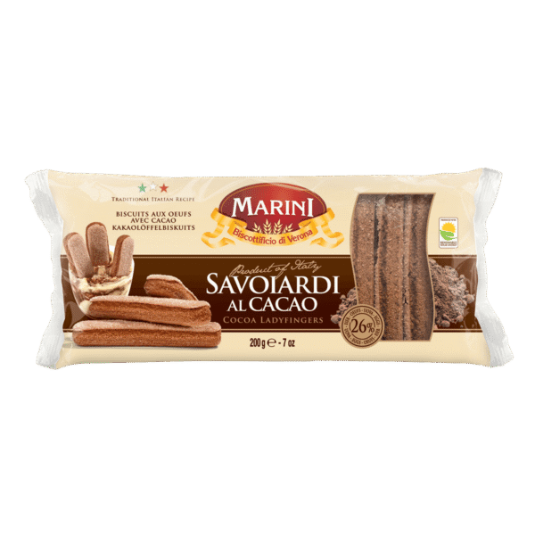 Savoiardi Cacao (Chocolate Ladyfingers)